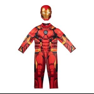 Iron man Costume (NO MASK) Red and Black Superhero Costume for Kids/toddlers
